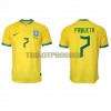 Original Fußballtrikot Brasilien Lucas Paqueta 7 Heimtrikot WM 2022 Für Herren